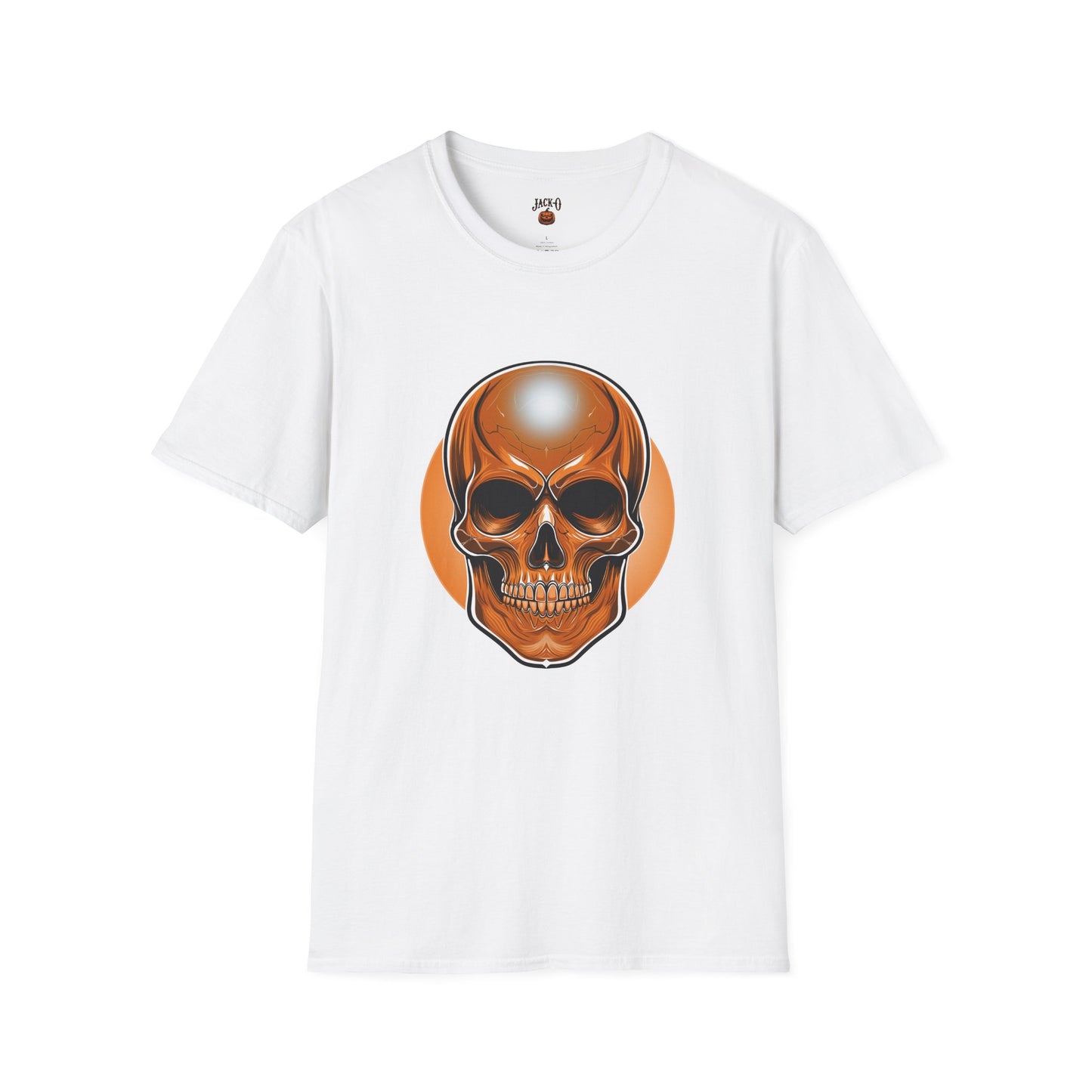 Orange Skull T-Shirt