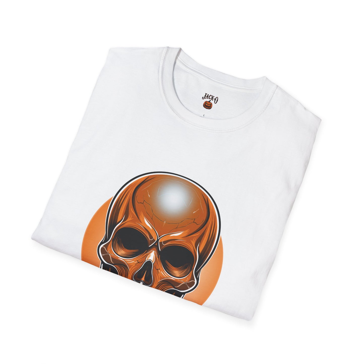 Orange Skull T-Shirt