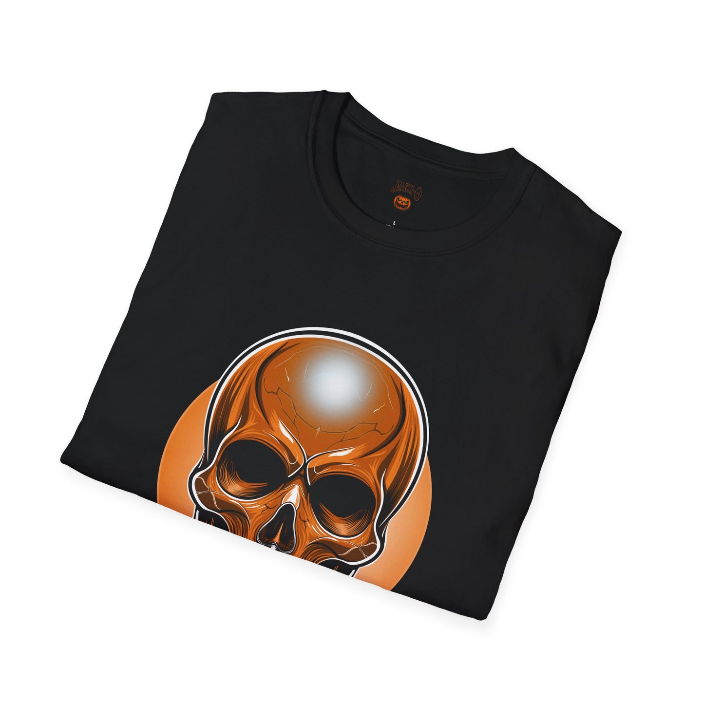 Orange Skull T-Shirt