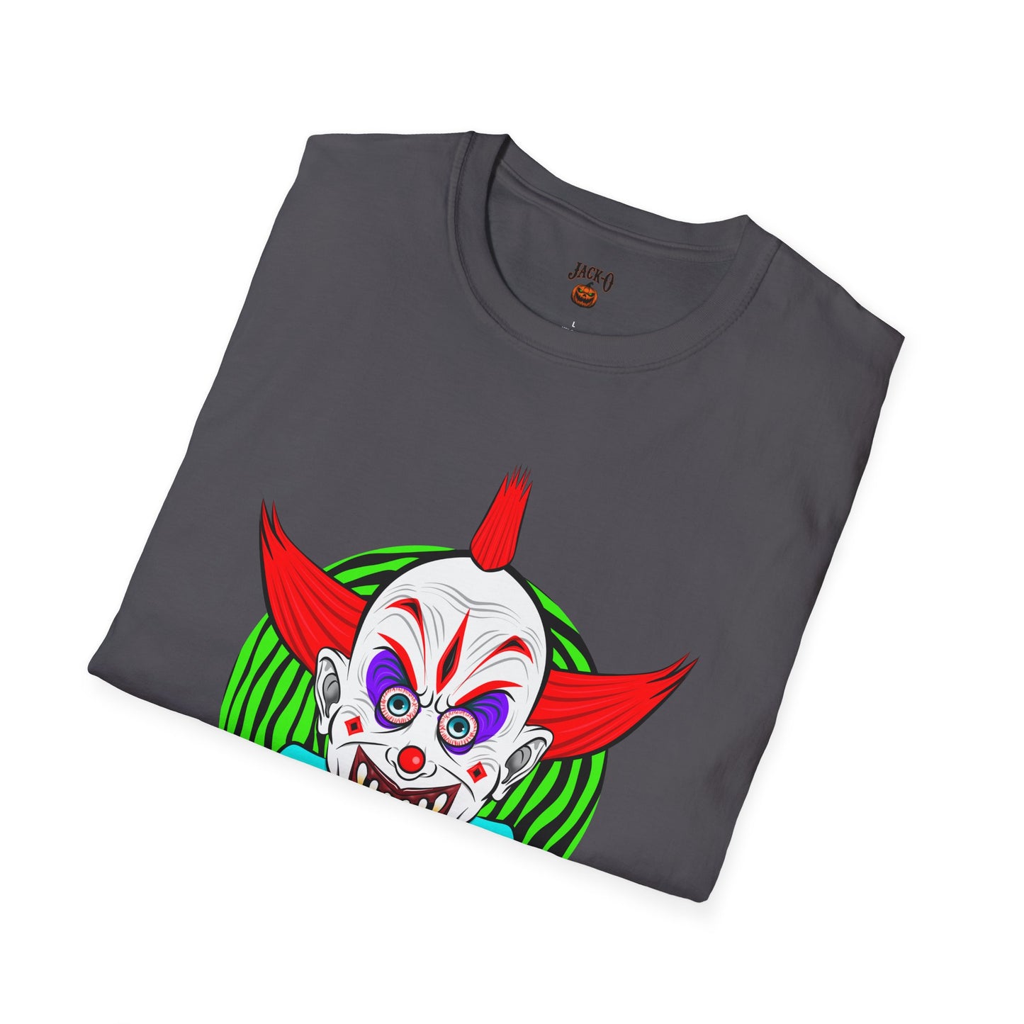 Unisex T-Shirt Zigzag the Mad Clown Design