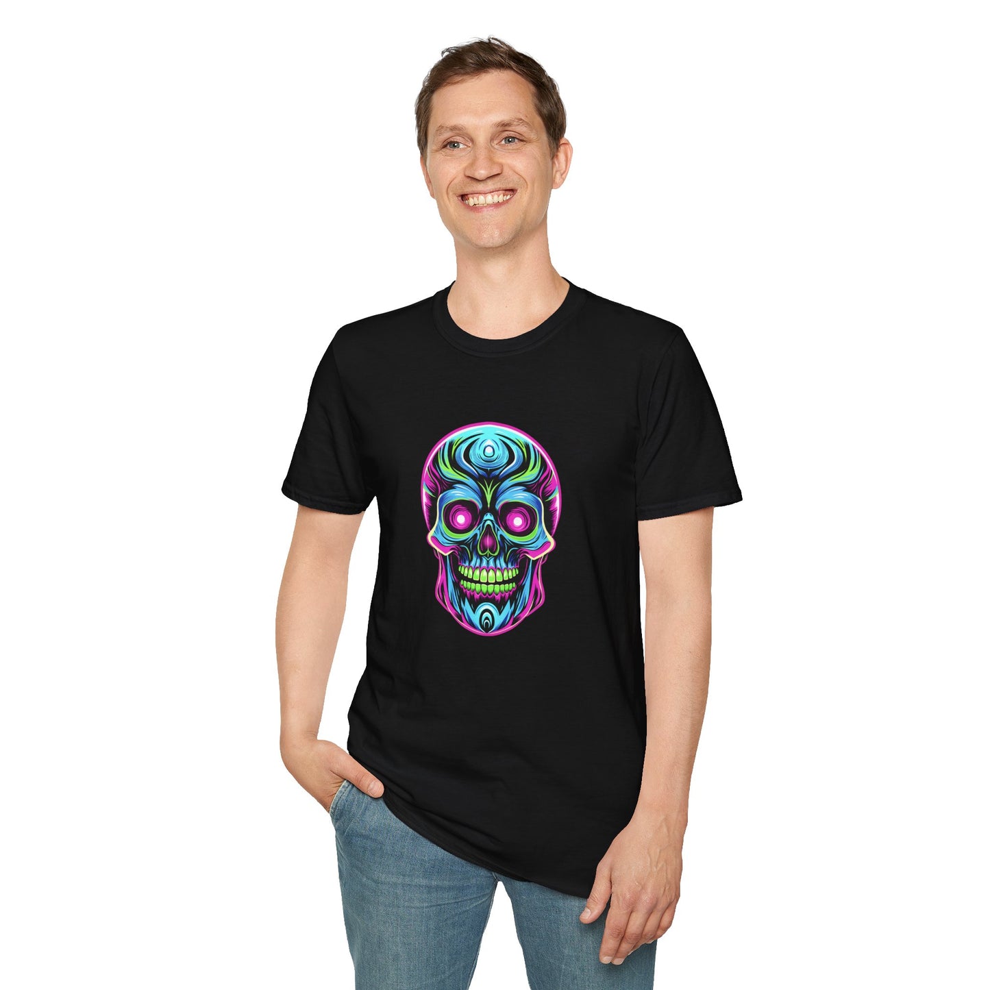 NeonHex The Electric Ghost Unisex T-Shirt