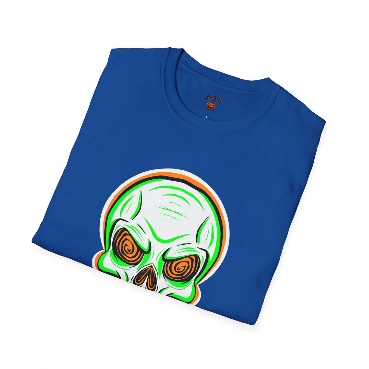 Unisex T-Shirt - Psycho Spiral Skull Design