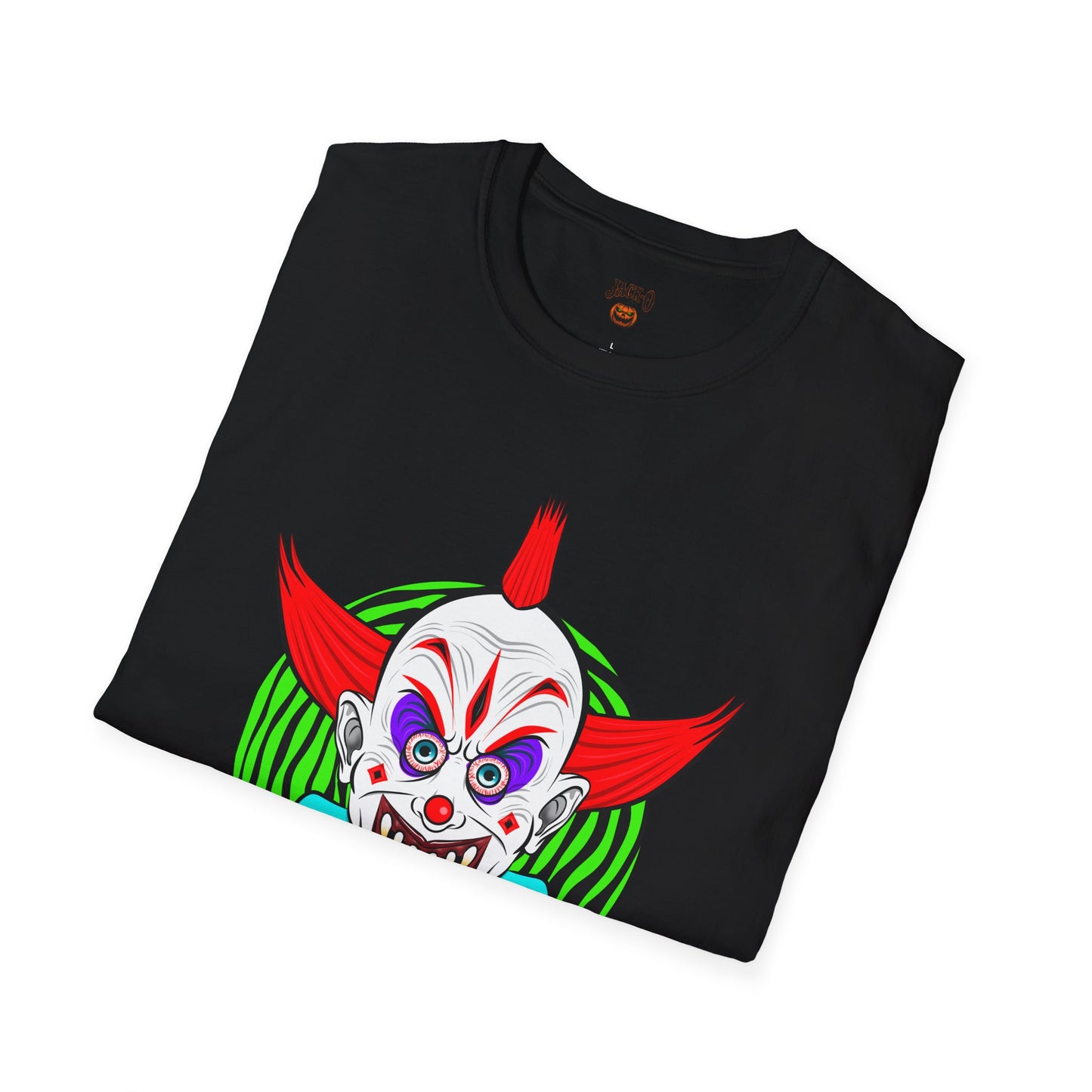 Unisex T-Shirt Zigzag the Mad Clown Design