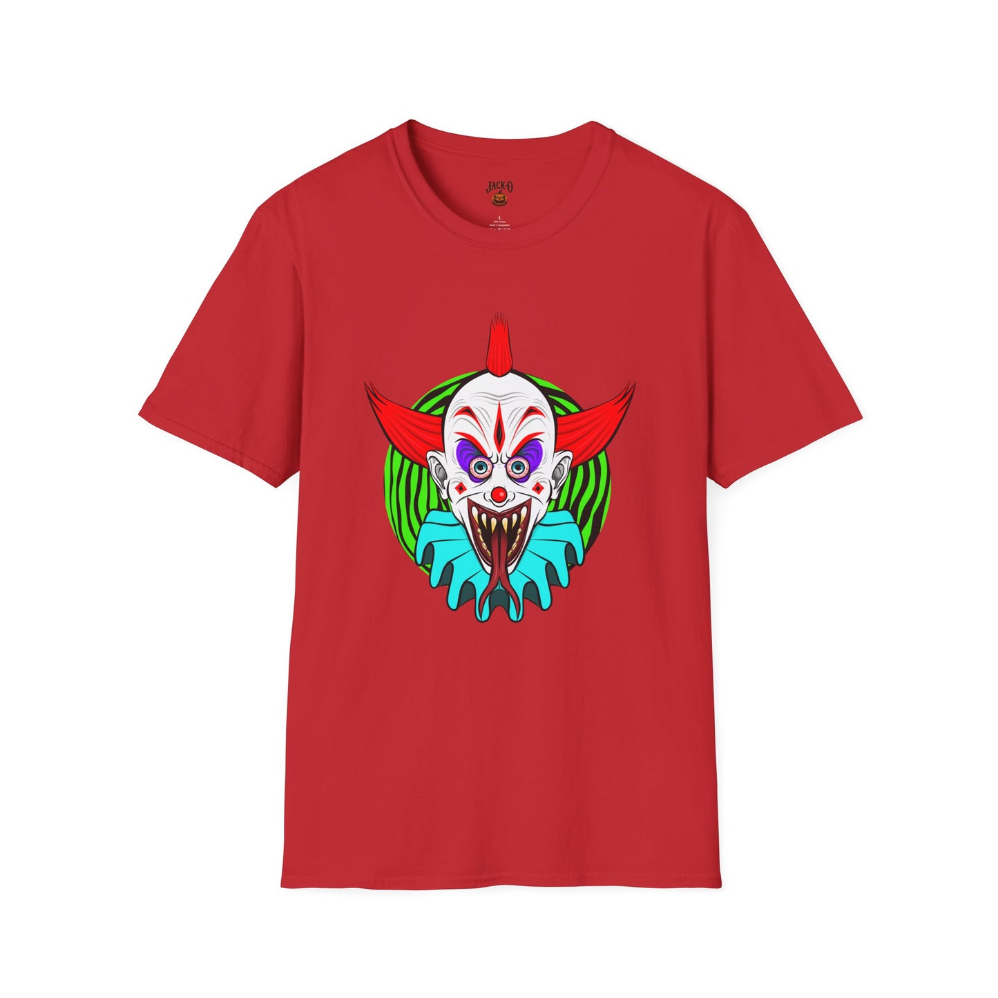 Unisex T-Shirt Zigzag the Mad Clown Design
