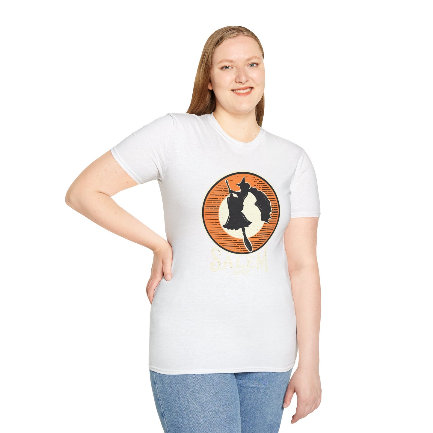 Salem 1672 Unisex Softstyle T-Shirt - Vintage Witch Craft Tee
