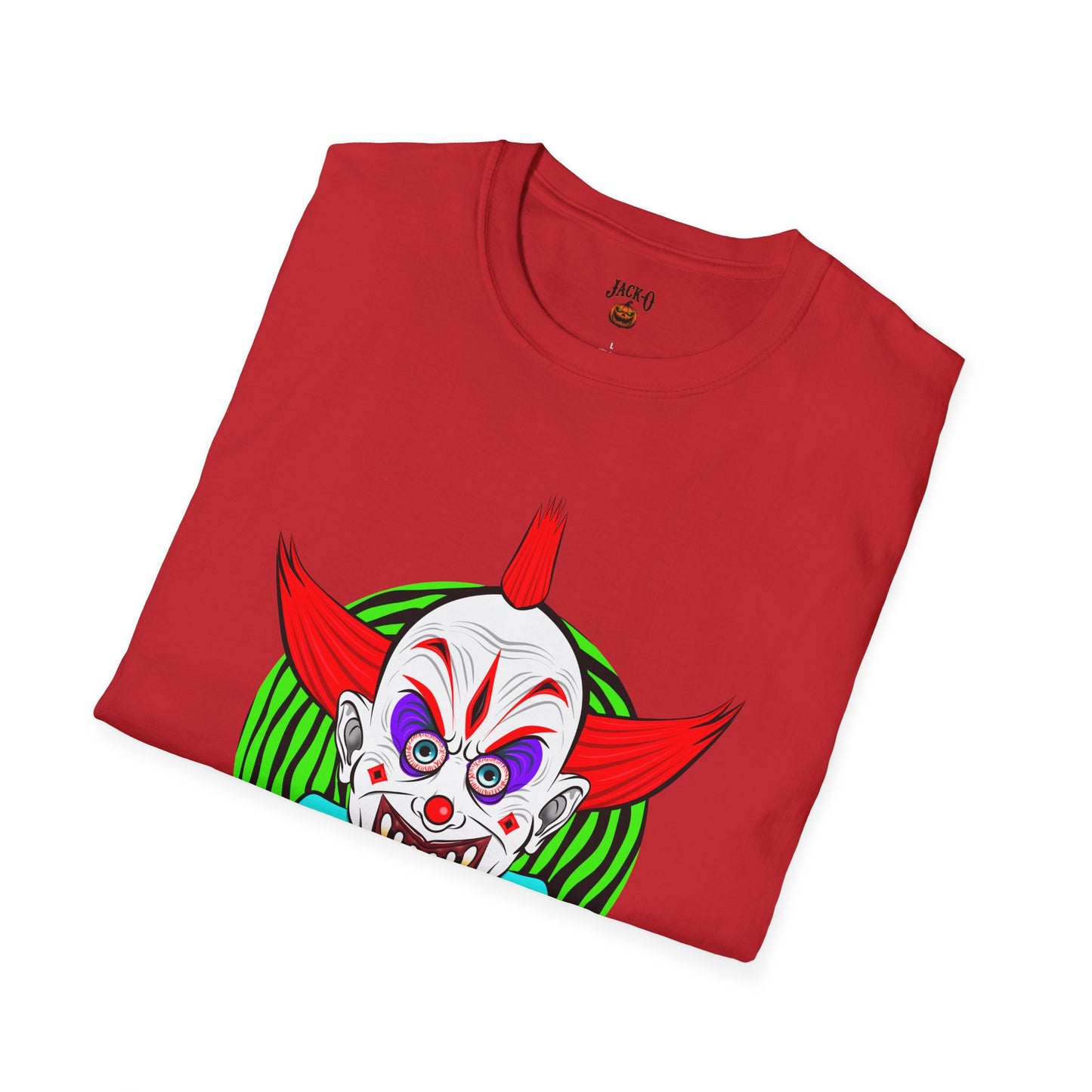 Unisex T-Shirt Zigzag the Mad Clown Design