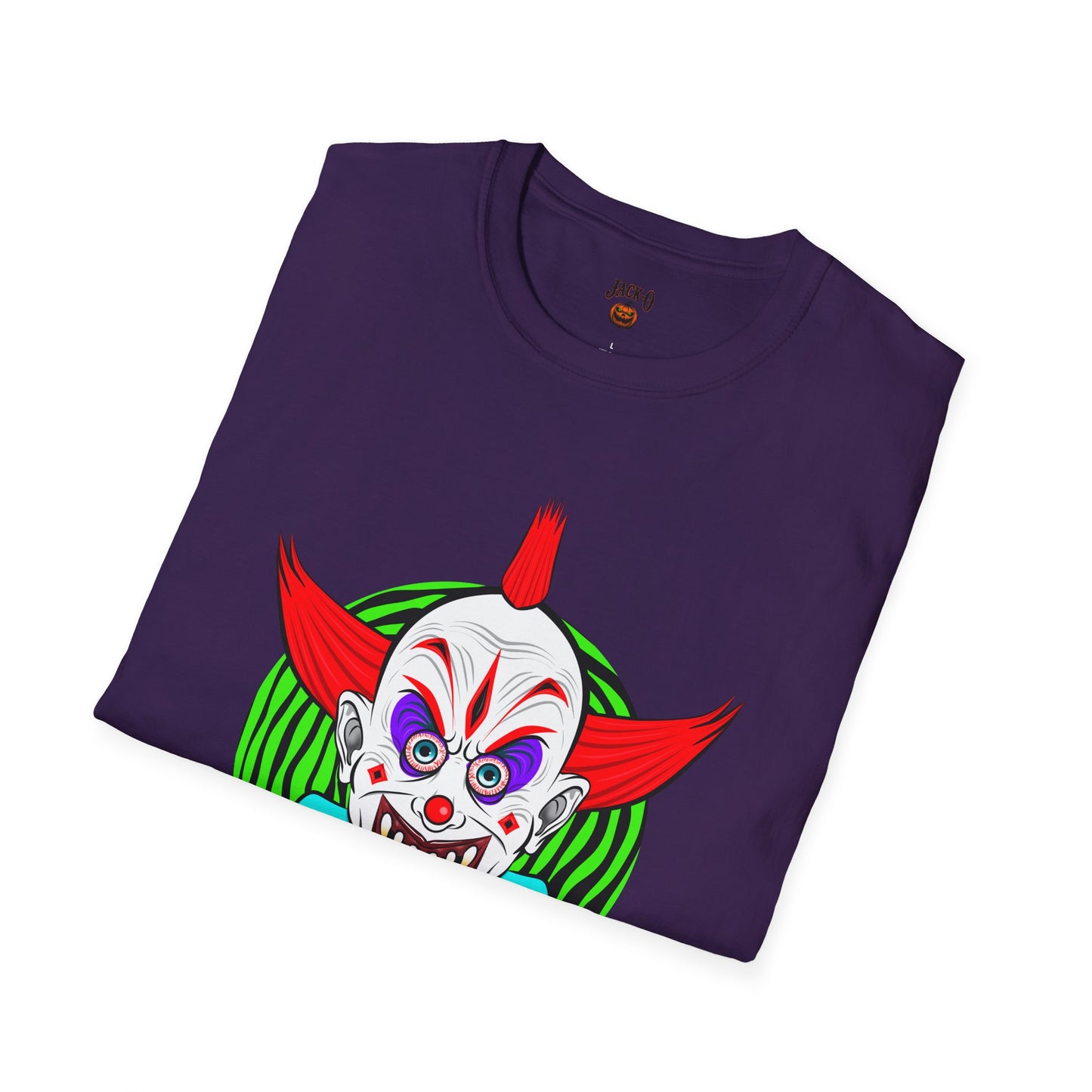 Unisex T-Shirt Zigzag the Mad Clown Design