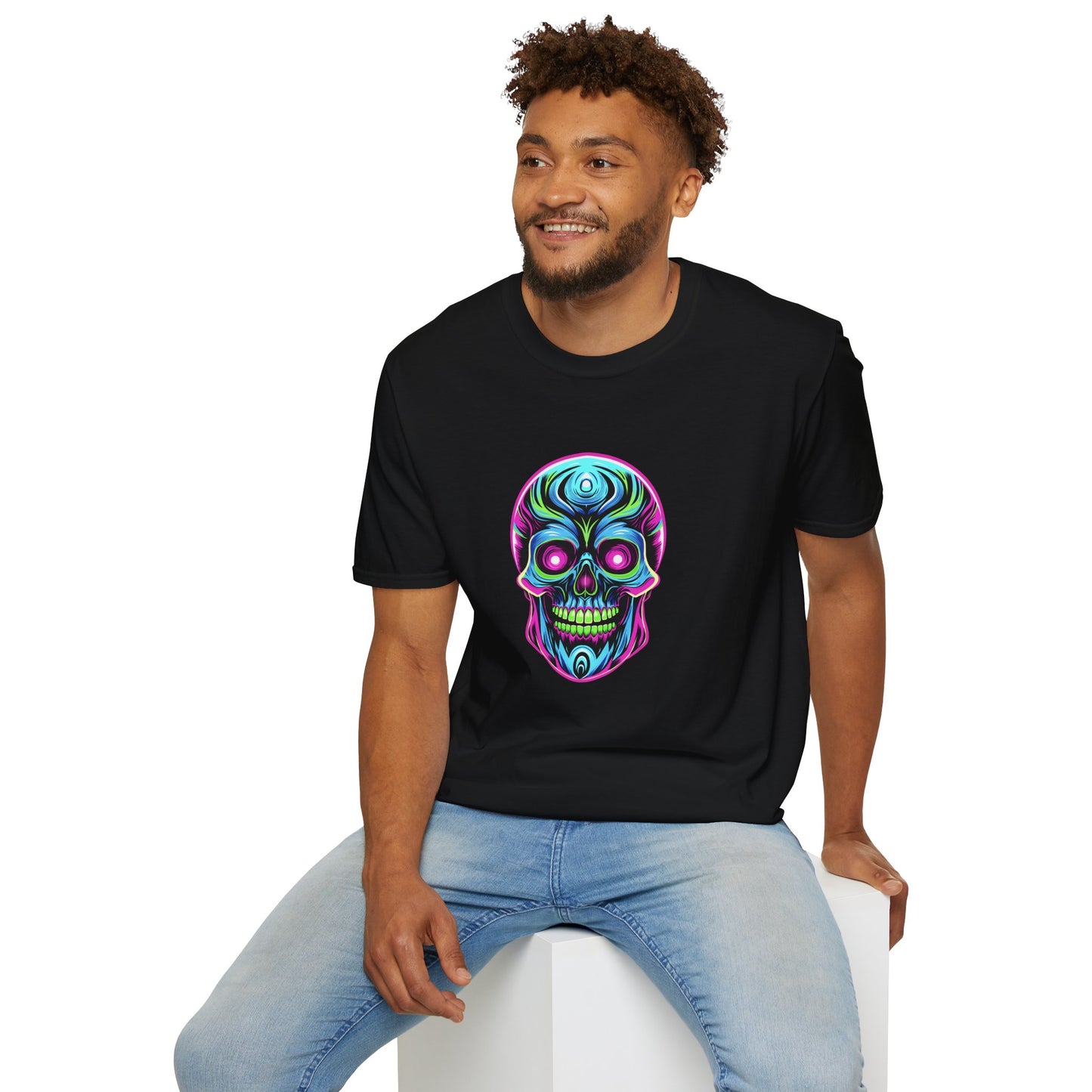 NeonHex The Electric Ghost Unisex T-Shirt