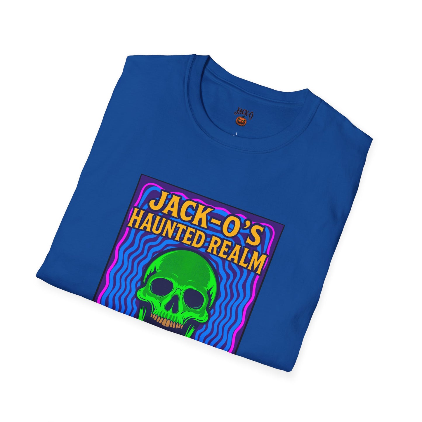 Jack-O's Haunted Realm T-Shirt - Halloween Graphic Tee