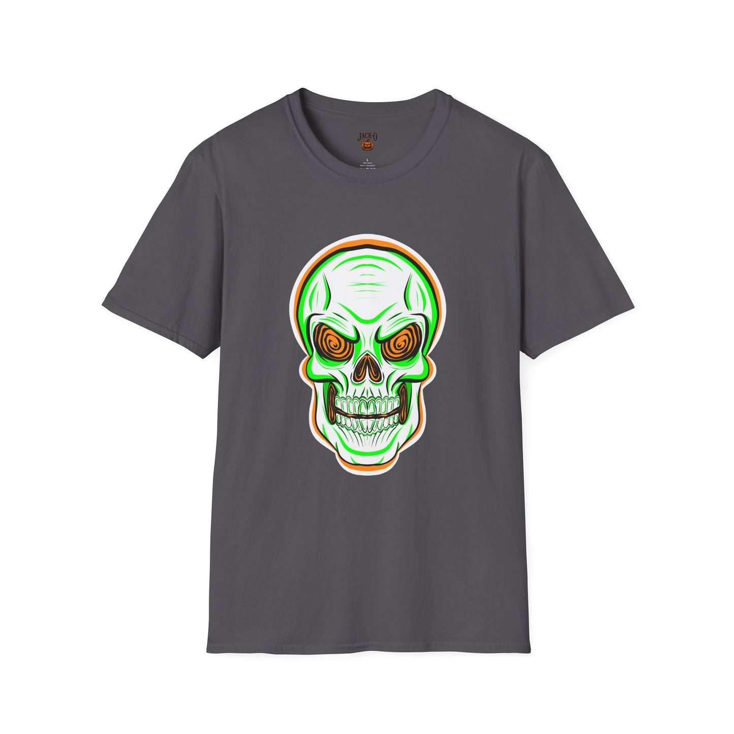 Unisex T-Shirt - Psycho Spiral Skull Design