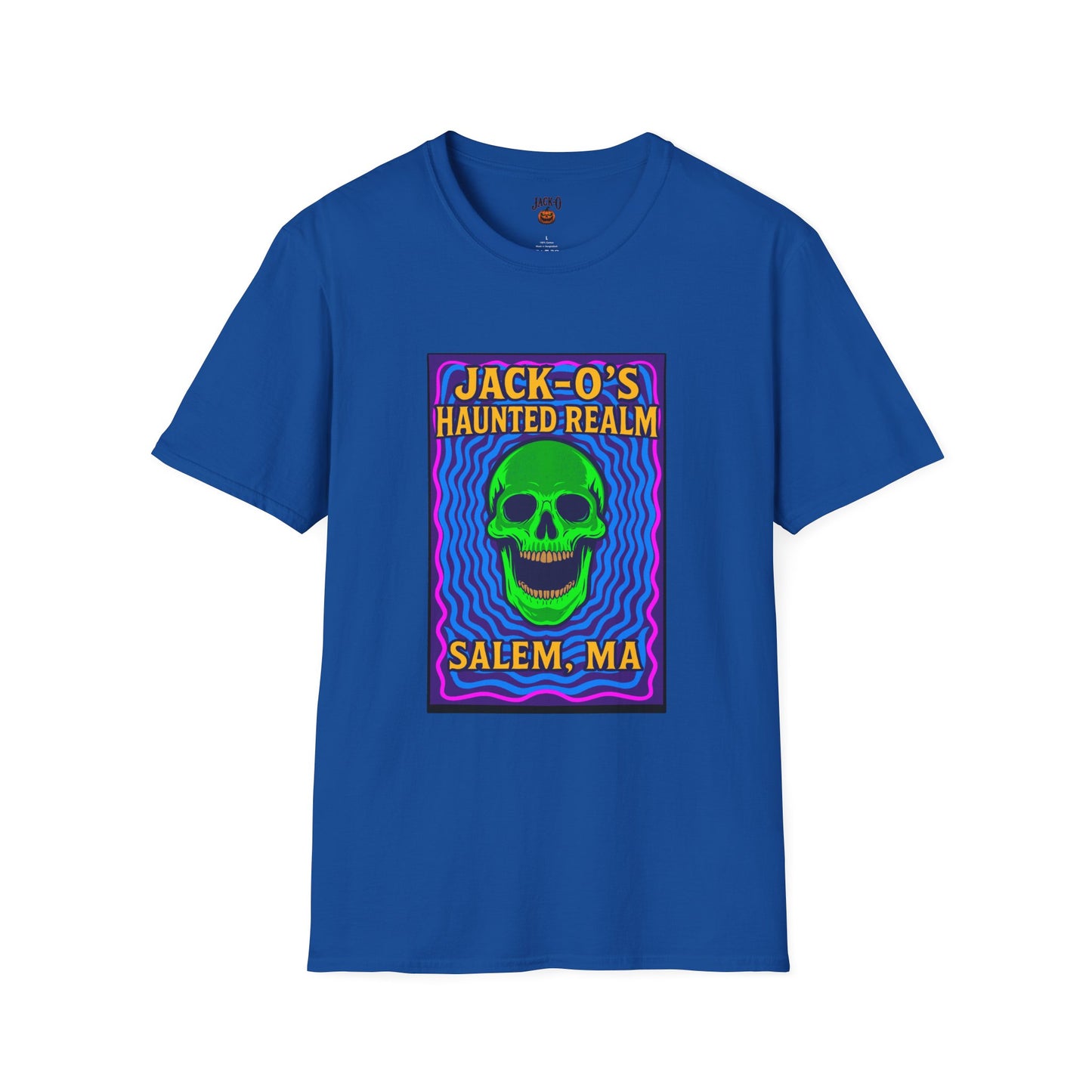 Jack-O's Haunted Realm T-Shirt - Halloween Graphic Tee
