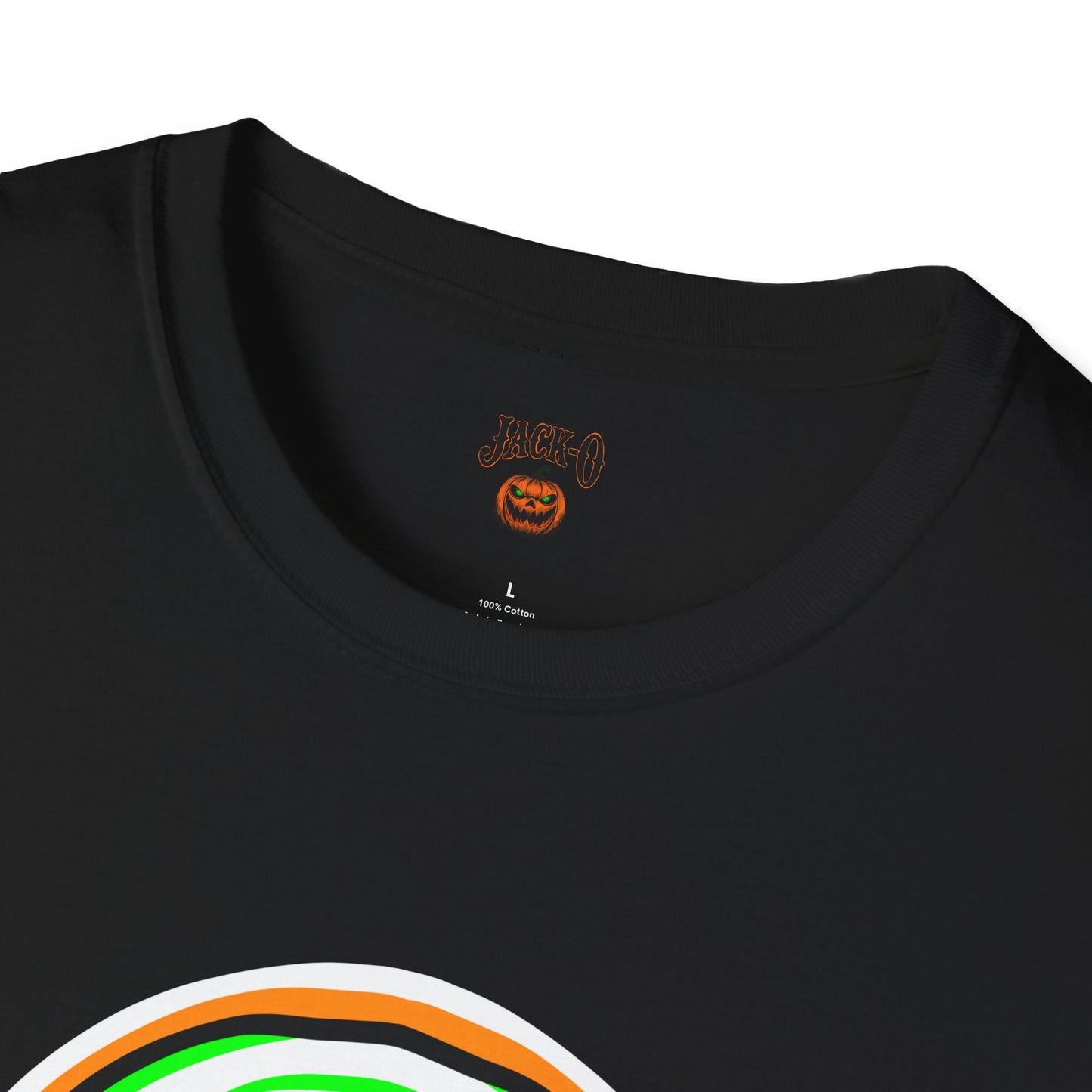 Unisex T-Shirt - Psycho Spiral Skull Design