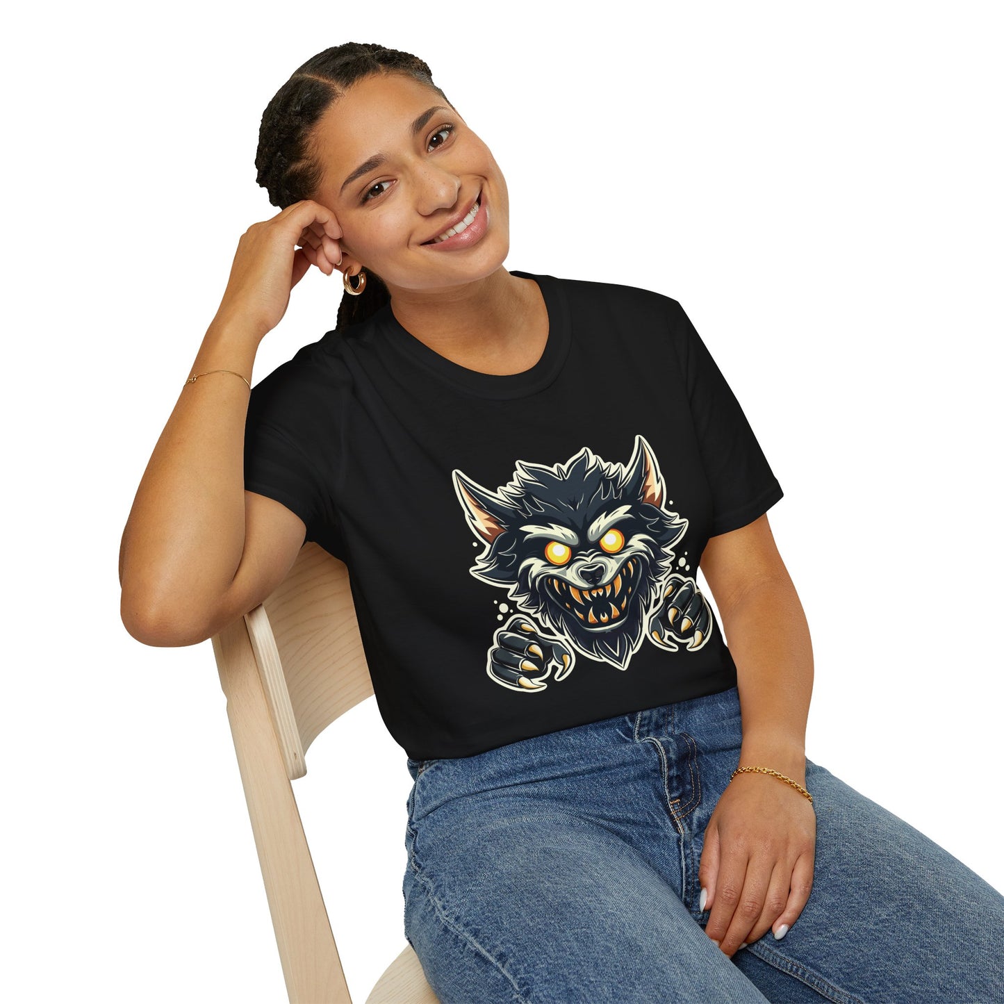 Werewolf T-Shirt with Lunar Fang Design