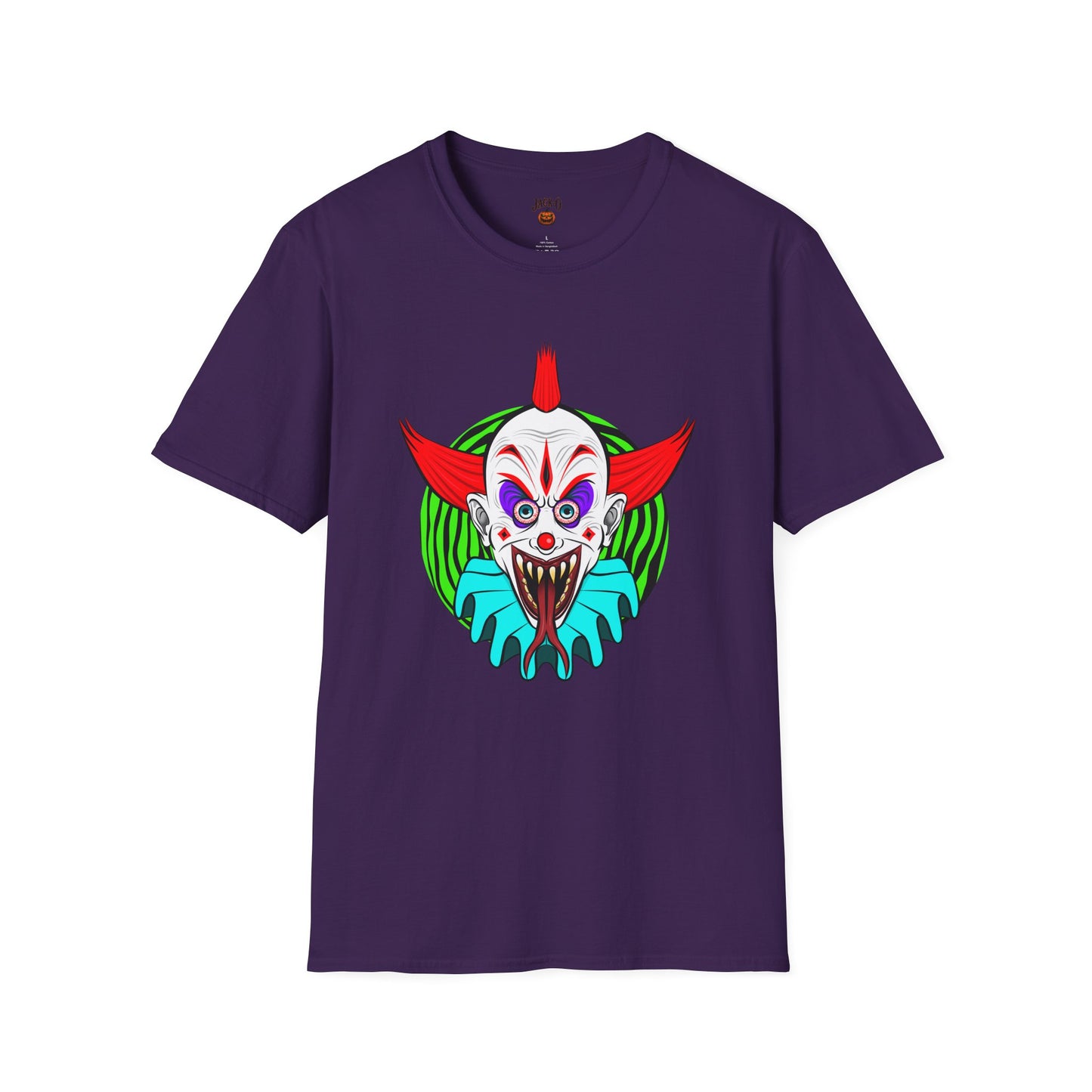 Unisex T-Shirt Zigzag the Mad Clown Design