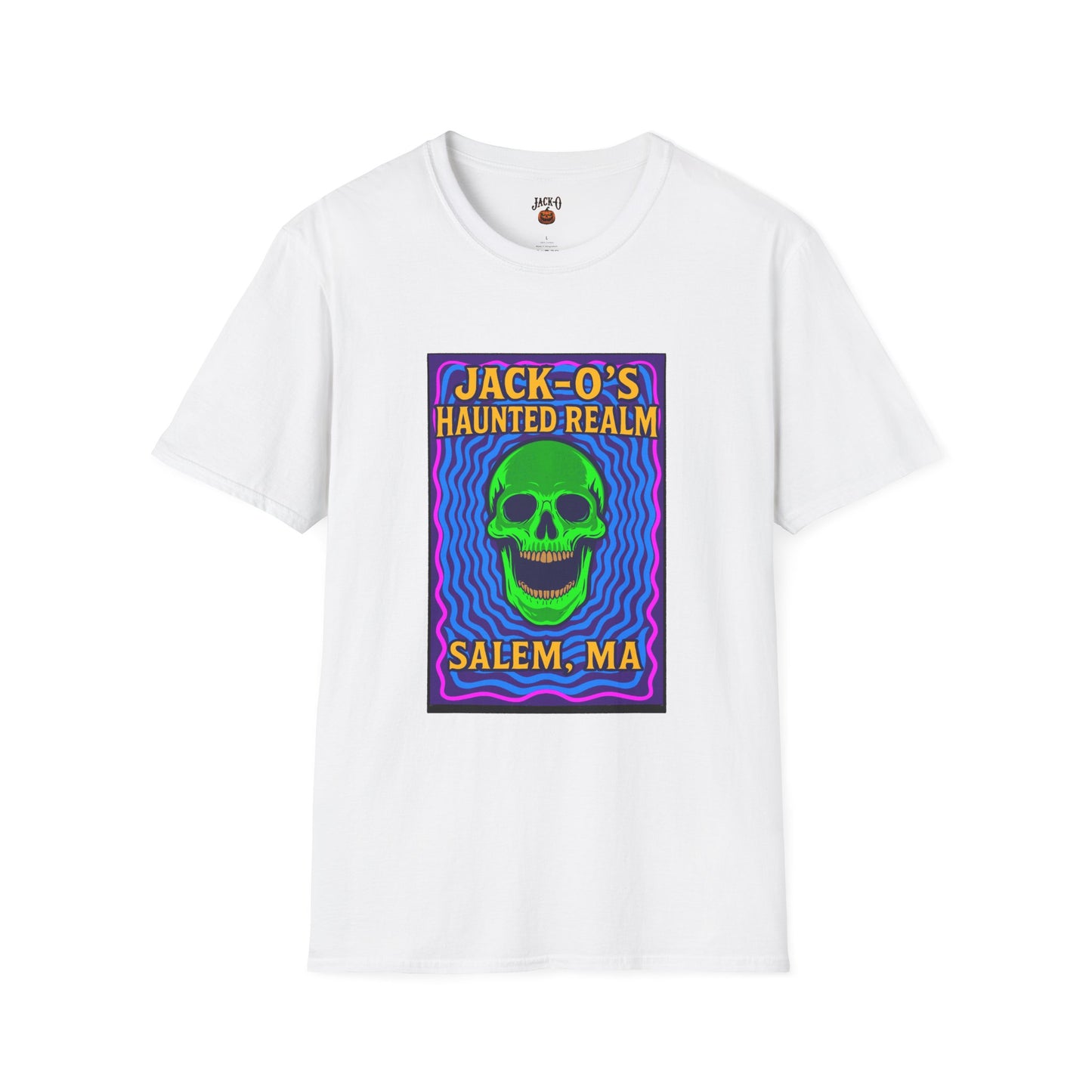 Jack-O's Haunted Realm T-Shirt - Halloween Graphic Tee