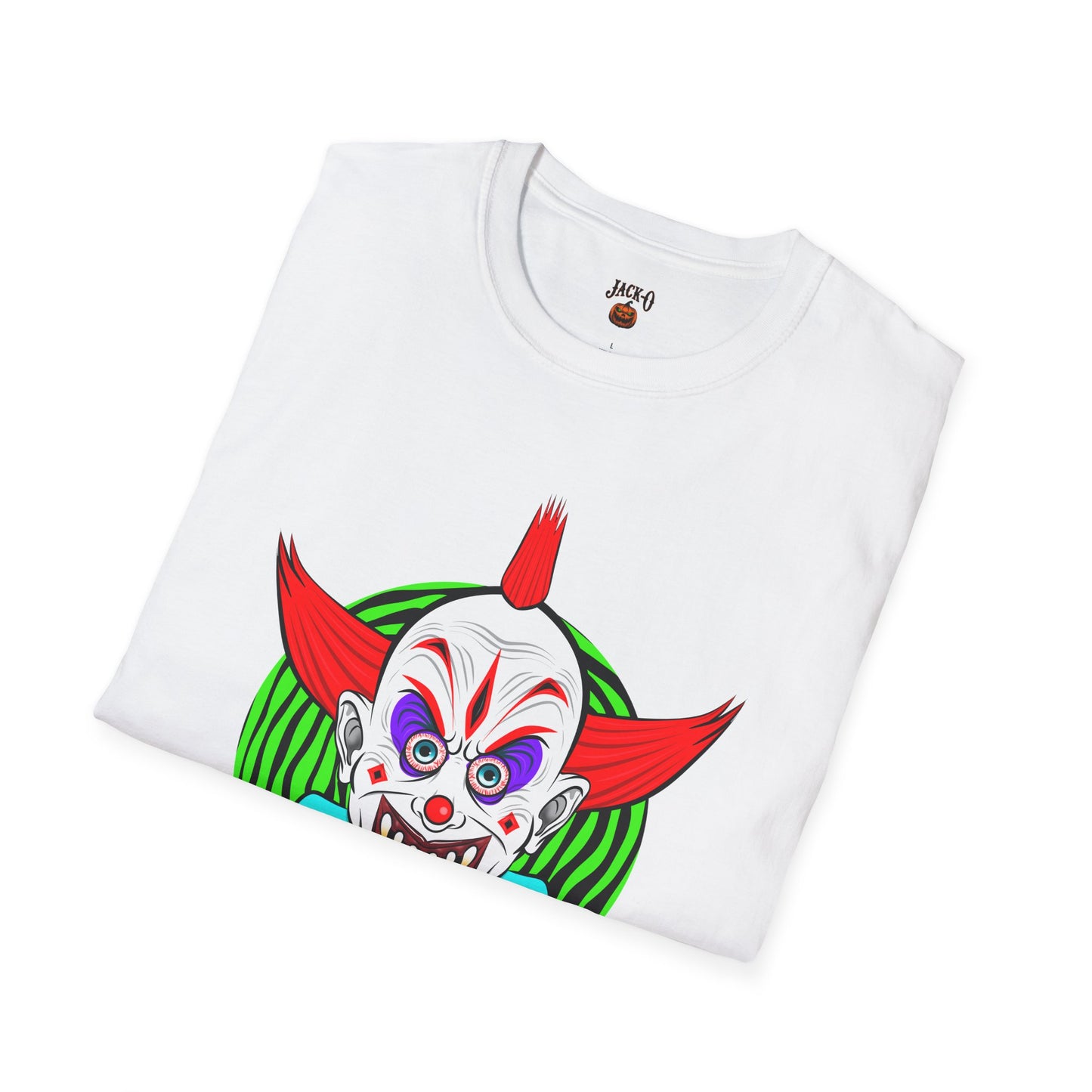 Unisex T-Shirt Zigzag the Mad Clown Design
