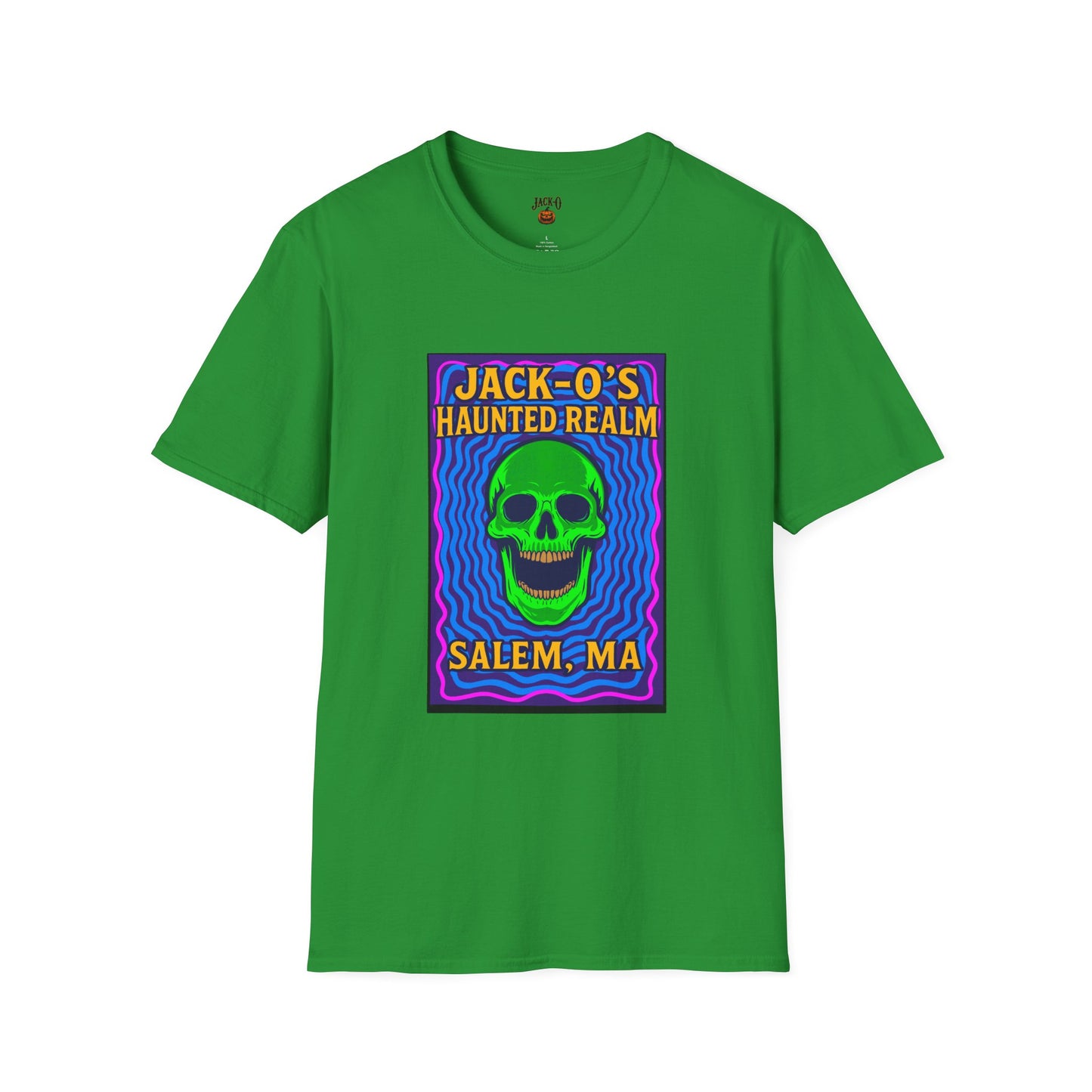 Jack-O's Haunted Realm T-Shirt - Halloween Graphic Tee