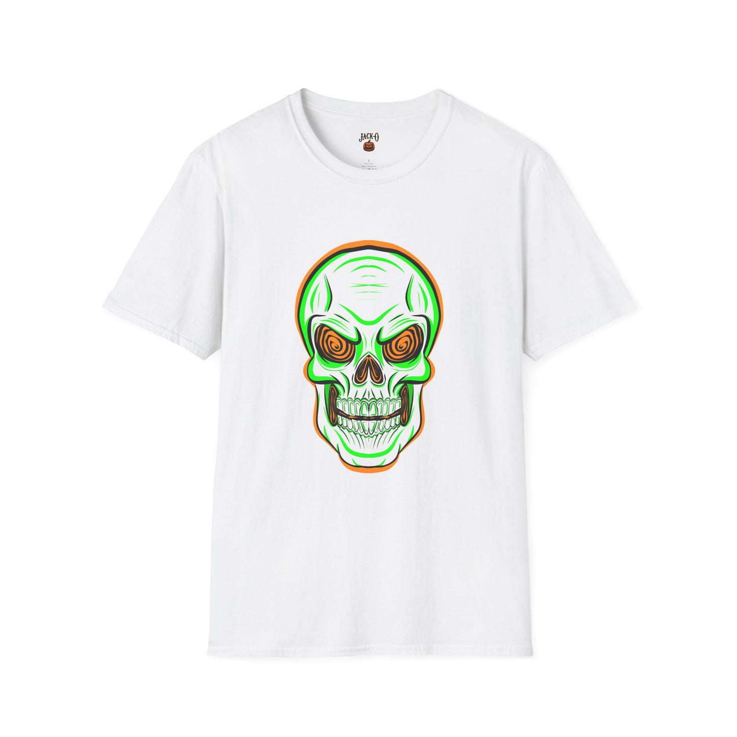 Unisex T-Shirt - Psycho Spiral Skull Design