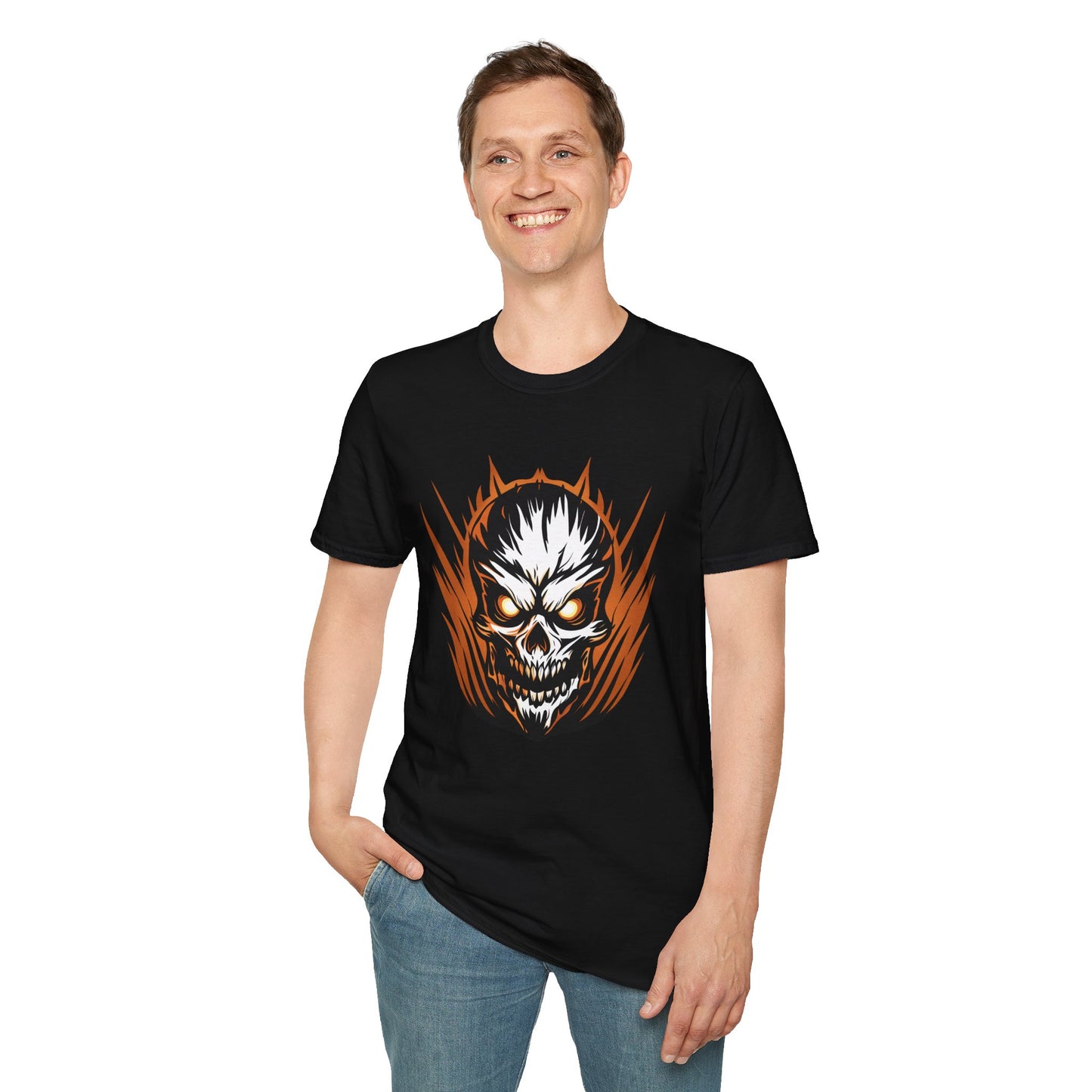 Hellfire Fury Skull T-Shirt