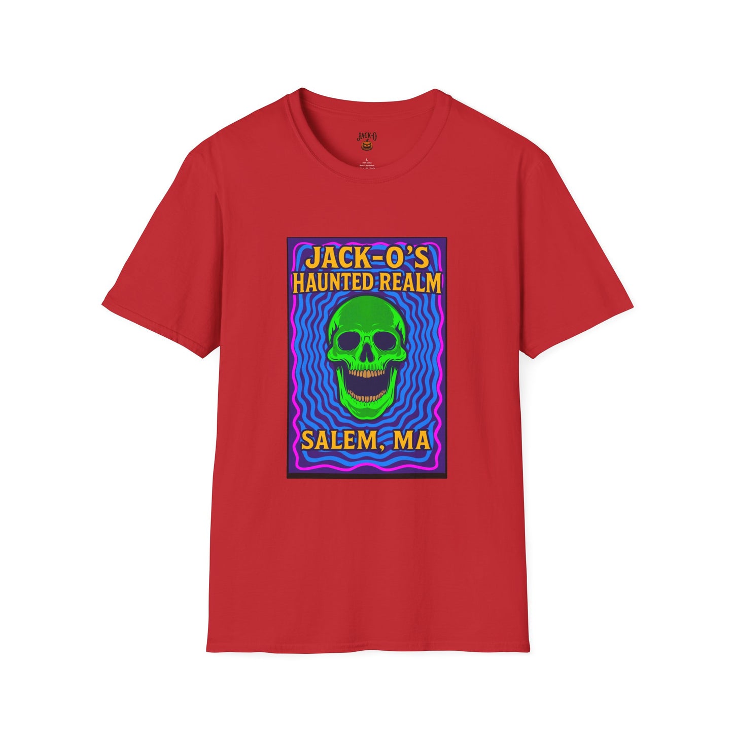 Jack-O's Haunted Realm T-Shirt - Halloween Graphic Tee