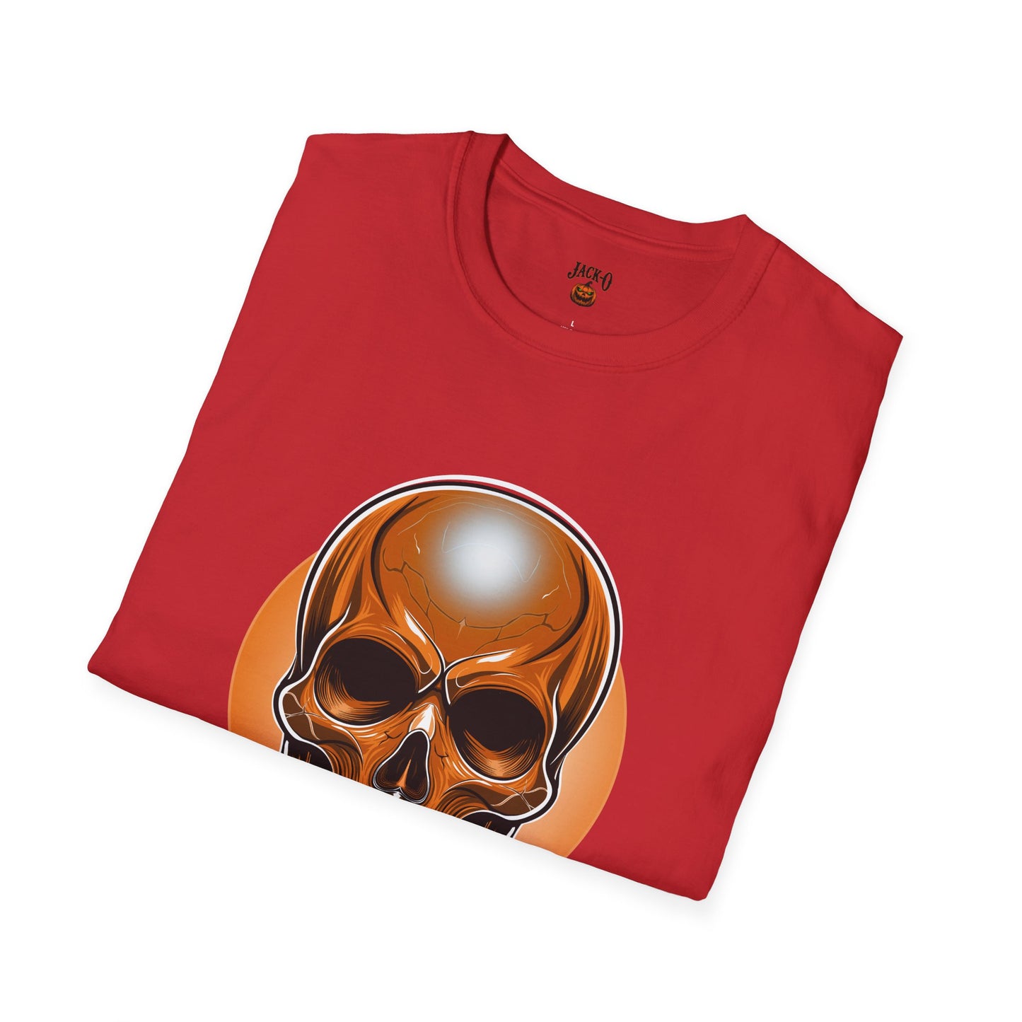 Orange Skull T-Shirt