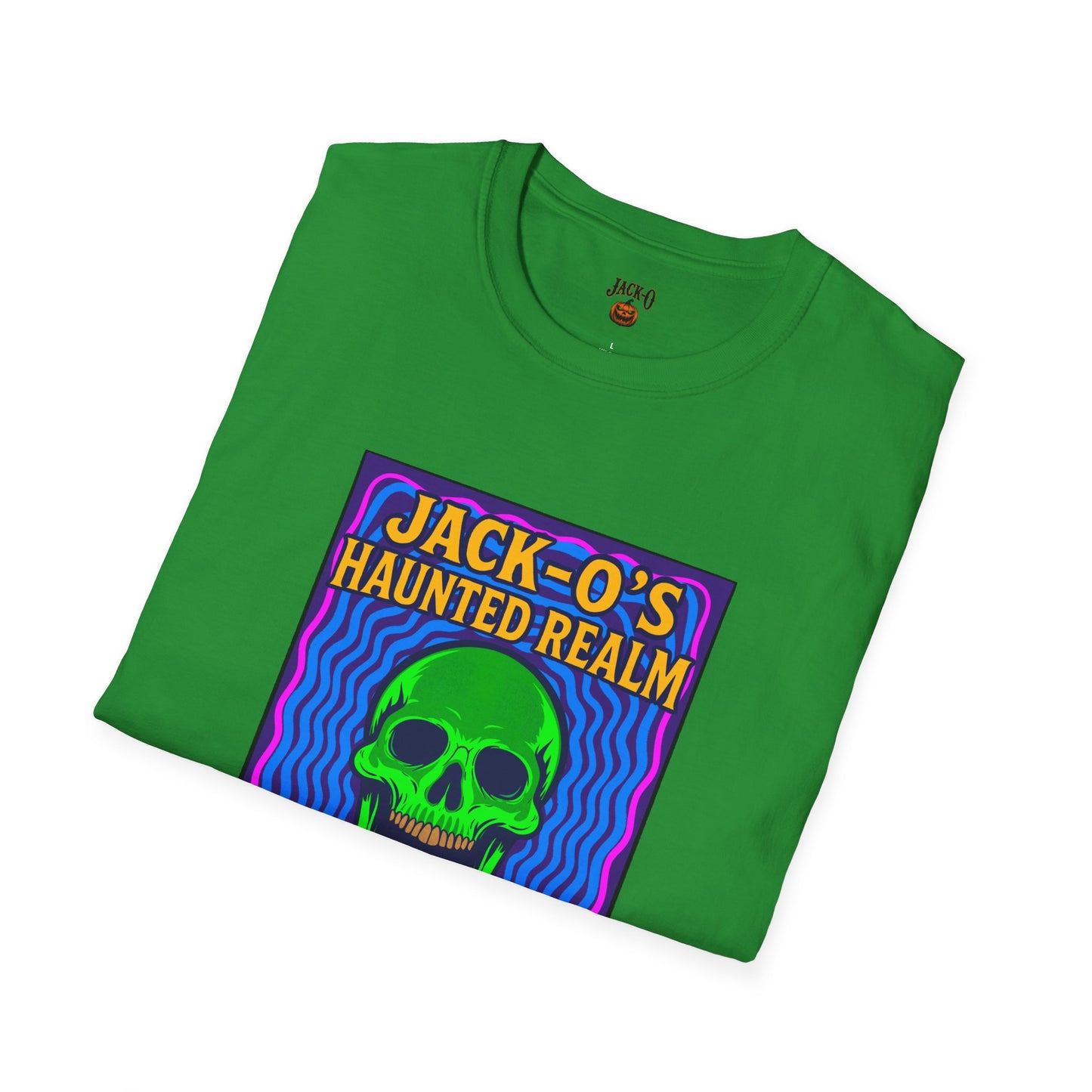 Jack-O's Haunted Realm T-Shirt - Halloween Graphic Tee