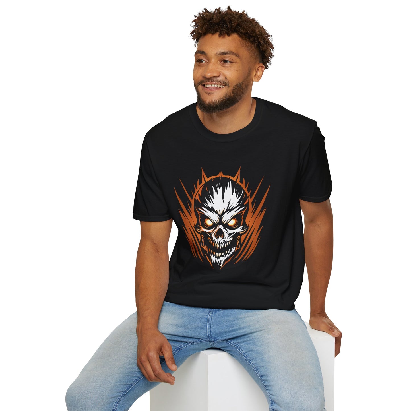 Hellfire Fury Skull T-Shirt