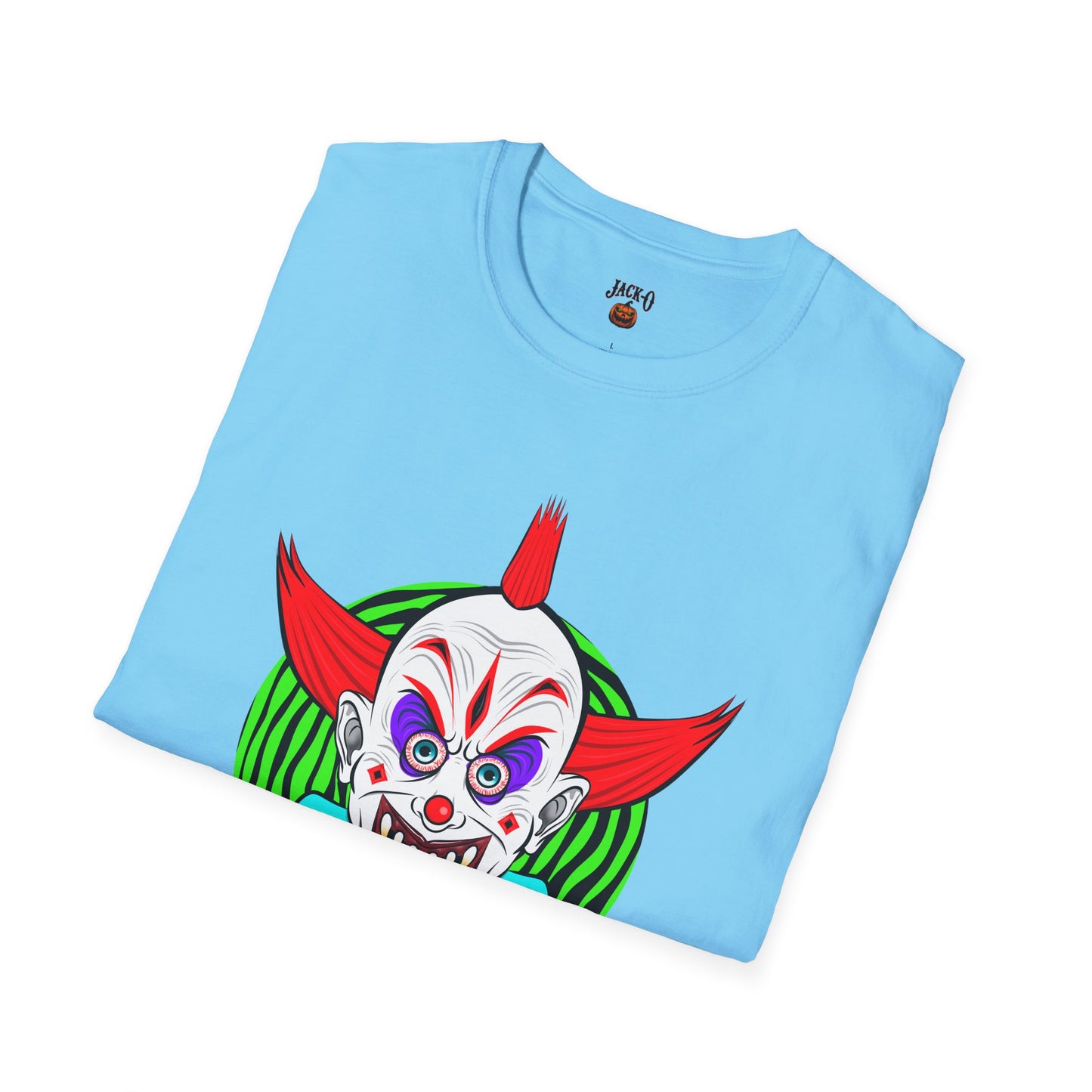 Unisex T-Shirt Zigzag the Mad Clown Design