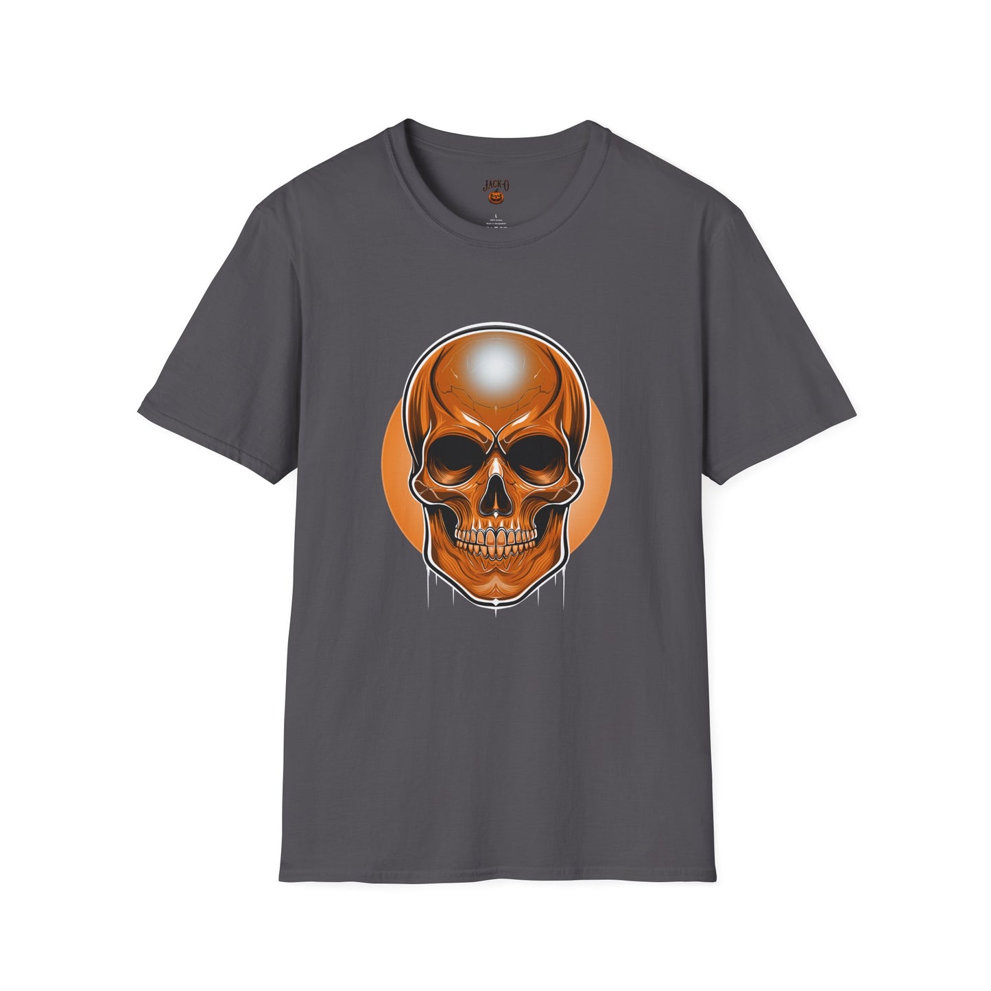Orange Skull T-Shirt