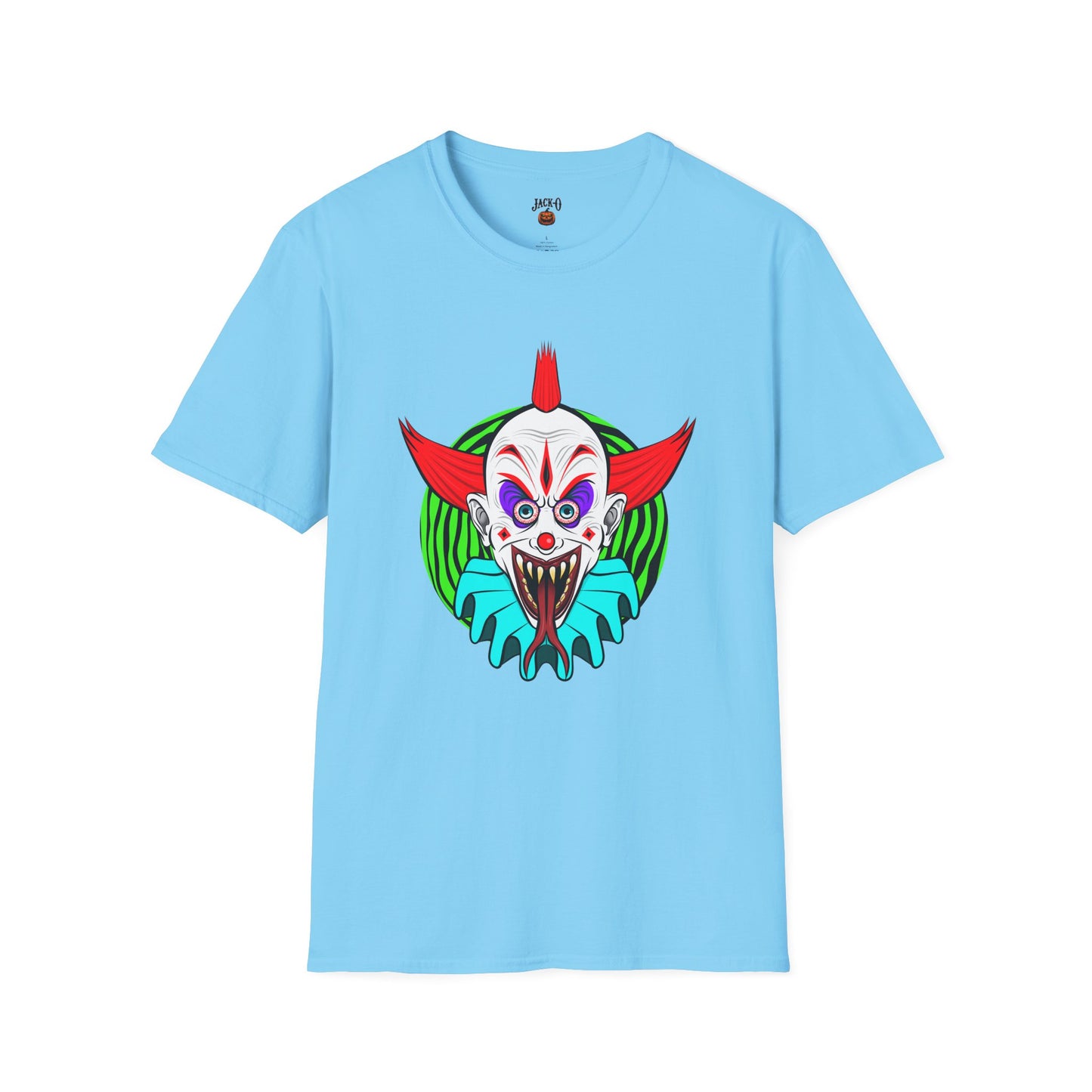 Unisex T-Shirt Zigzag the Mad Clown Design