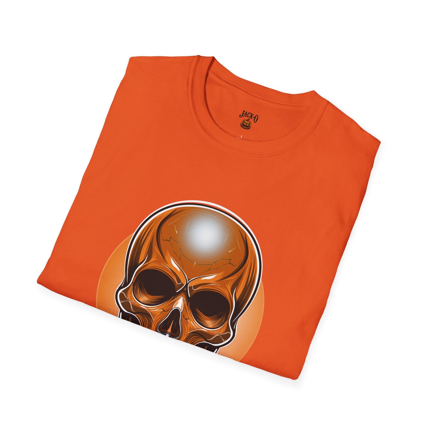 Orange Skull T-Shirt
