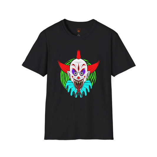 Unisex T-Shirt Zigzag the Mad Clown Design