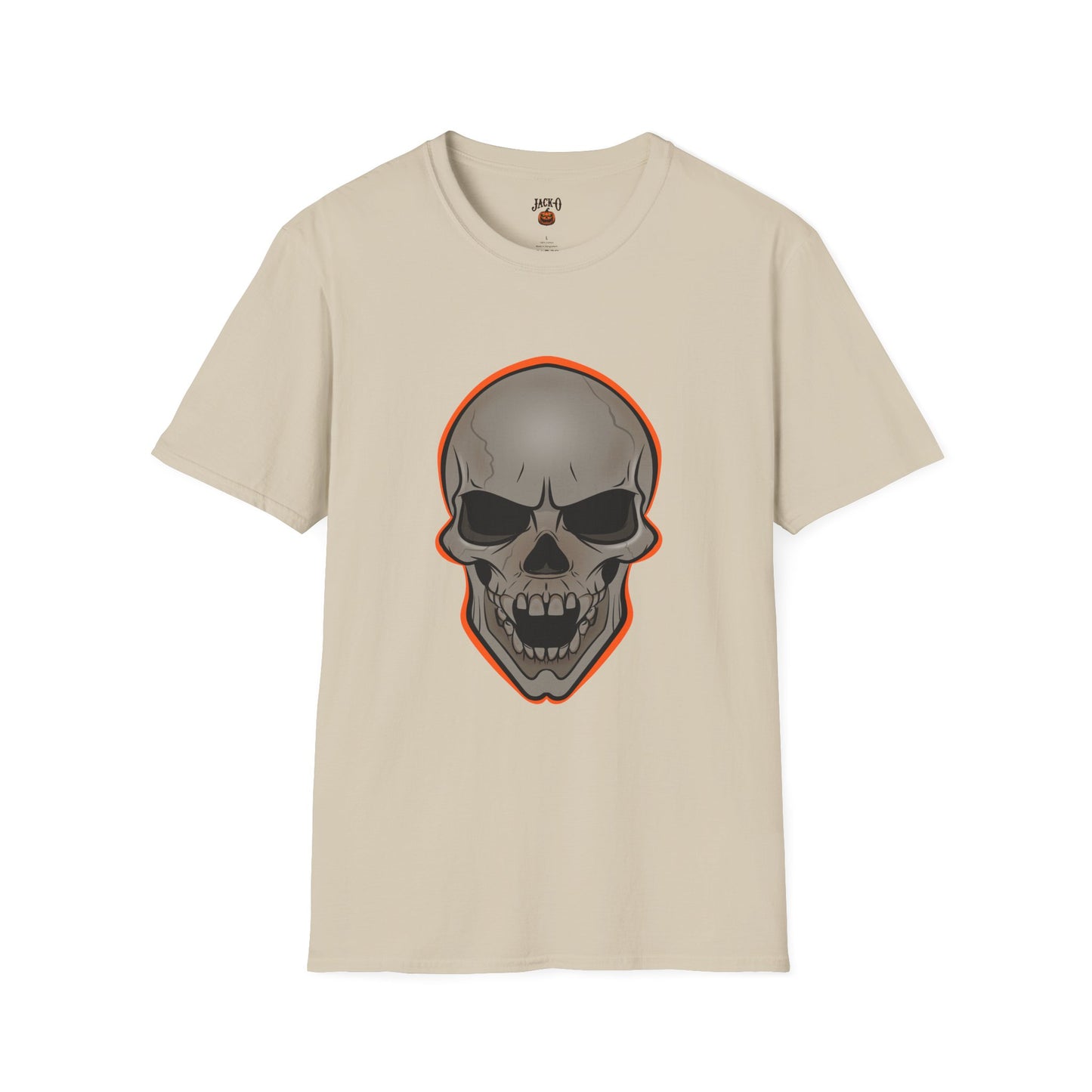 Unisex T-Shirt Grim Howl Scary Skull Halloween Tee