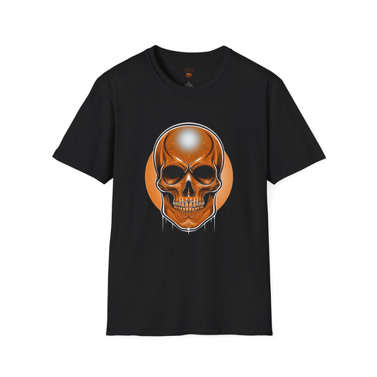 Orange Skull T-Shirt